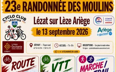 Randonnée des Moulins à LÉZAT